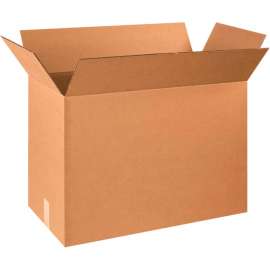 Global Industrial Cardboard Corrugated Boxes, 24"L x 12"W x 18"H, Kraft