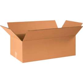 Global Industrial Cardboard Corrugated Boxes, 24"L x 12"W x 8"H, Kraft