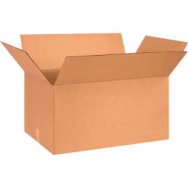 Global Industrial Cardboard Corrugated Boxes, 24"L x 15"W x 12"H, Kraft