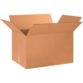 Global Industrial Cardboard Corrugated Boxes, 24"L x 16"W x 14"H, Kraft
