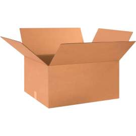 Global Industrial Cardboard Corrugated Boxes, 24"L x 20"W x 12"H, Kraft