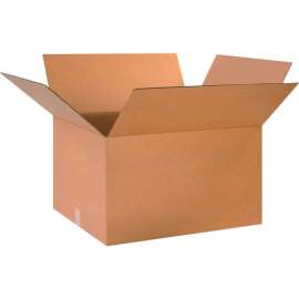 Global Industrial Cardboard Corrugated Boxes, 24"L x 20"W x 14"H, Kraft