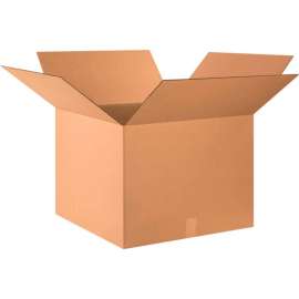 Global Industrial Cardboard Corrugated Boxes, 24"L x 24"W x 18"H, Kraft