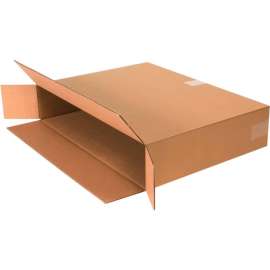 Global Industrial Side Loading Cardboard Corrugated Boxes, 24"L x 5"W x 18"H, Kraft