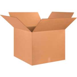 Global Industrial Cardboard Corrugated Boxes, 25"L x 25"W x 20"H, Kraft