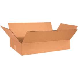 Global Industrial Flat Cardboard Corrugated Boxes, 26"L x 17"W x 5"H, Kraft