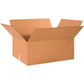 Global Industrial Cardboard Corrugated Boxes, 26"L x 18"W x 10"H, Kraft