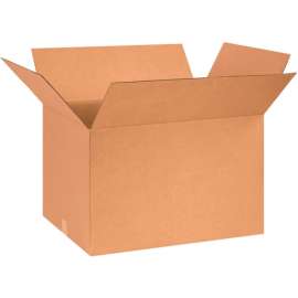 Global Industrial Cardboard Corrugated Boxes, 26"L x 18"W x 16"H, Kraft