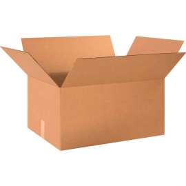Global Industrial Cardboard Corrugated Boxes, 26"L x 20"W x 14"H, Kraft