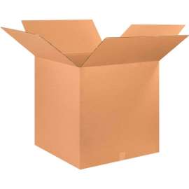 Global Industrial Cube Cardboard Corrugated Boxes, 26"L x 26"W x 26"H, Kraft