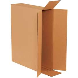 Global Industrial Side Loading Cardboard Corrugated Boxes, 26"L x 6"W x 20"H, Kraft
