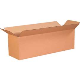 Global Industrial Long Cardboard Corrugated Boxes, 26"L x 8"W x 8"H, Kraft