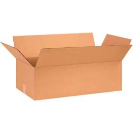 Global Industrial Cardboard Corrugated Boxes, 28"L x 12"W x 8"H, Kraft