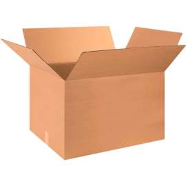 Global Industrial Cardboard Corrugated Boxes, 28"L x 18"W x 18"H, Kraft