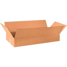 Global Industrial Cardboard Corrugated Boxes, 30"L x 12"W x 4"H, Kraft