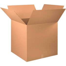Global Industrial Cube Cardboard Corrugated Boxes, 30"L x 30"W x 30"H, Kraft