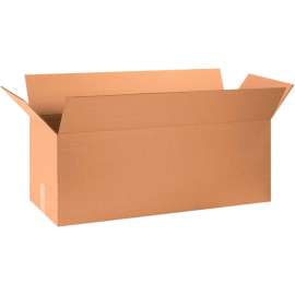 Global Industrial Long Cardboard Corrugated Boxes, 32"L x 12"W x 12"H, Kraft