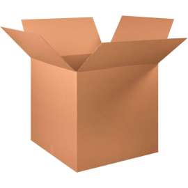 Global Industrial Cube Cardboard Corrugated Boxes, 32"L x 32"W x 32"H, Kraft