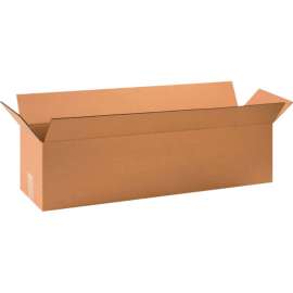 Global Industrial Long Cardboard Corrugated Boxes, 32"L x 8"W x 8"H, Kraft