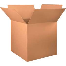 Global Industrial Cube Cardboard Corrugated Boxes, 34"L x 34"W x 34"H, Kraft