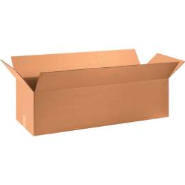 Global Industrial Long Cardboard Corrugated Boxes, 36"L x 12"W x 10"H, Kraft