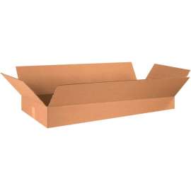 Global Industrial Flat Cardboard Corrugated Boxes, 36"L x 16"W x 5"H, Kraft