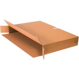 Global Industrial Side Loading Cardboard Corrugated Boxes, 36"L x 5"W x 24"H, Kraft