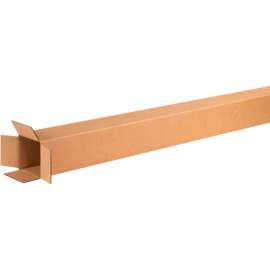 Global Industrial Tall Cardboard Corrugated Boxes, 4"L x 4"W x 60"H, Kraft
