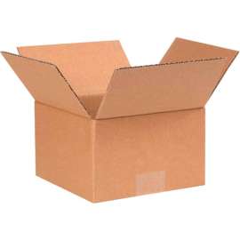 Global Industrial Cardboard Corrugated Boxes, 7"L x 7"W x 4-1/2"H, Kraft