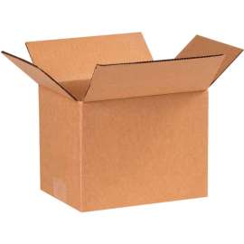 Global Industrial Cardboard Corrugated Boxes, 8"L x 6"W x 6"H, Kraft