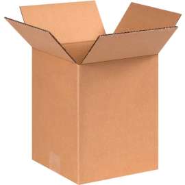 Global Industrial Cardboard Corrugated Boxes, 8"L x 8"W x 10"H, Kraft