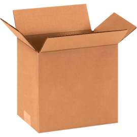 Global Industrial Cardboard Corrugated Boxes, 9"L x 6"W x 9"H, Kraft