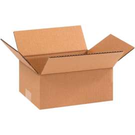 Global Industrial Cardboard Corrugated Boxes, 9"L x 7"W x 4"H, Kraft