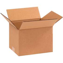 Global Industrial Cardboard Corrugated Boxes, 9"L x 7"W x 6"H, Kraft