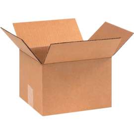 Global Industrial Cardboard Corrugated Boxes, 9"L x 8"W x 6"H, Kraft