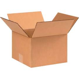 Global Industrial Cardboard Corrugated Boxes, 9"L x 9"W x 6"H, Kraft