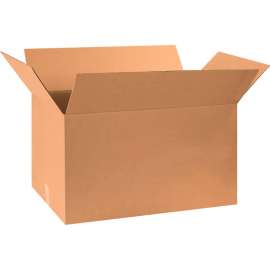 Global Industrial HD Double Wall Cardboard Corrugated Boxes, 30"L x 17"W x 17"H, Kraft
