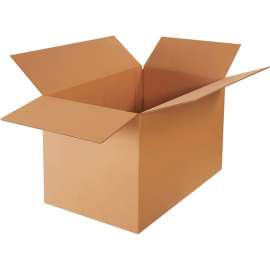 Global Industrial HD Double Wall Cardboard Corrugated Boxes, 36"L x 22"W x 22"H, Kraft