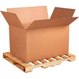 Global Industrial HD Double Wall Cardboard Corrugated Boxes, 41"L x 28-3/4"W x 25-1/2"H Kraft