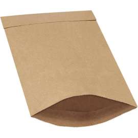 Global Industrial Padded Mailers, #1, 7-1/4"W x 12"L, Kraft, 100/Pack
