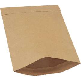 Global Industrial Padded Mailers, #2, 8-1/2"W x 12"L, Kraft, 100/Pack