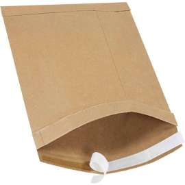 Global Industrial Self Seal Padded Mailers, #3, 8-1/2"W x 14-1/2"L, Kraft, 25/Pack