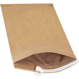Global Industrial Self Seal Padded Mailers, #6, 12-1/2"W x 19"L, Kraft, 25/Pack