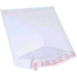 Self Seal Bubble Mailers, #2, 8-1/2"W x 12"L, White, 100/Pack