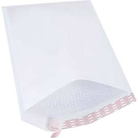 Self Seal Bubble Mailers, #6, 12-1/2"W x 19"L, White, 50/Pack
