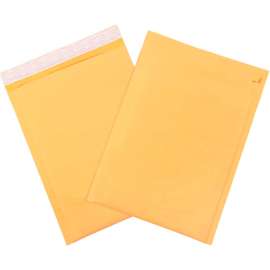 Global Industrial Self Seal Bubble Mailers w/Tear Strip #7 14-1/4"W x 20"L Golden Kraft 25/Pk