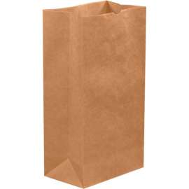 Global Industrial Hardware Bags, #20, 8-1/4"W x 5-5/16"D x 16-1/8"H, Kraft, 400/Pack