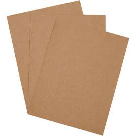 Global Industrial Chipboard Pads, 12"L x 9"W, Kraft, 825/Pack