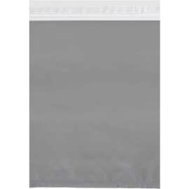 Global Industrial Clear View Poly Mailers, 14"W x 17"L, 2.5 Mil, White, 100/Pack