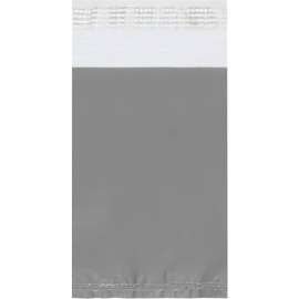 Global Industrial Clear View Poly Mailers, 5"W x 7"L, 2.5 Mil, White, 100/Pack